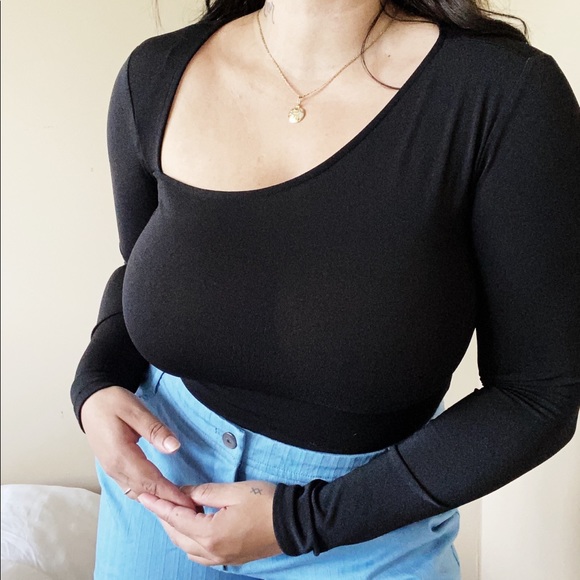 H&M Tops - Sold - Asymmetrical Long Sleeve